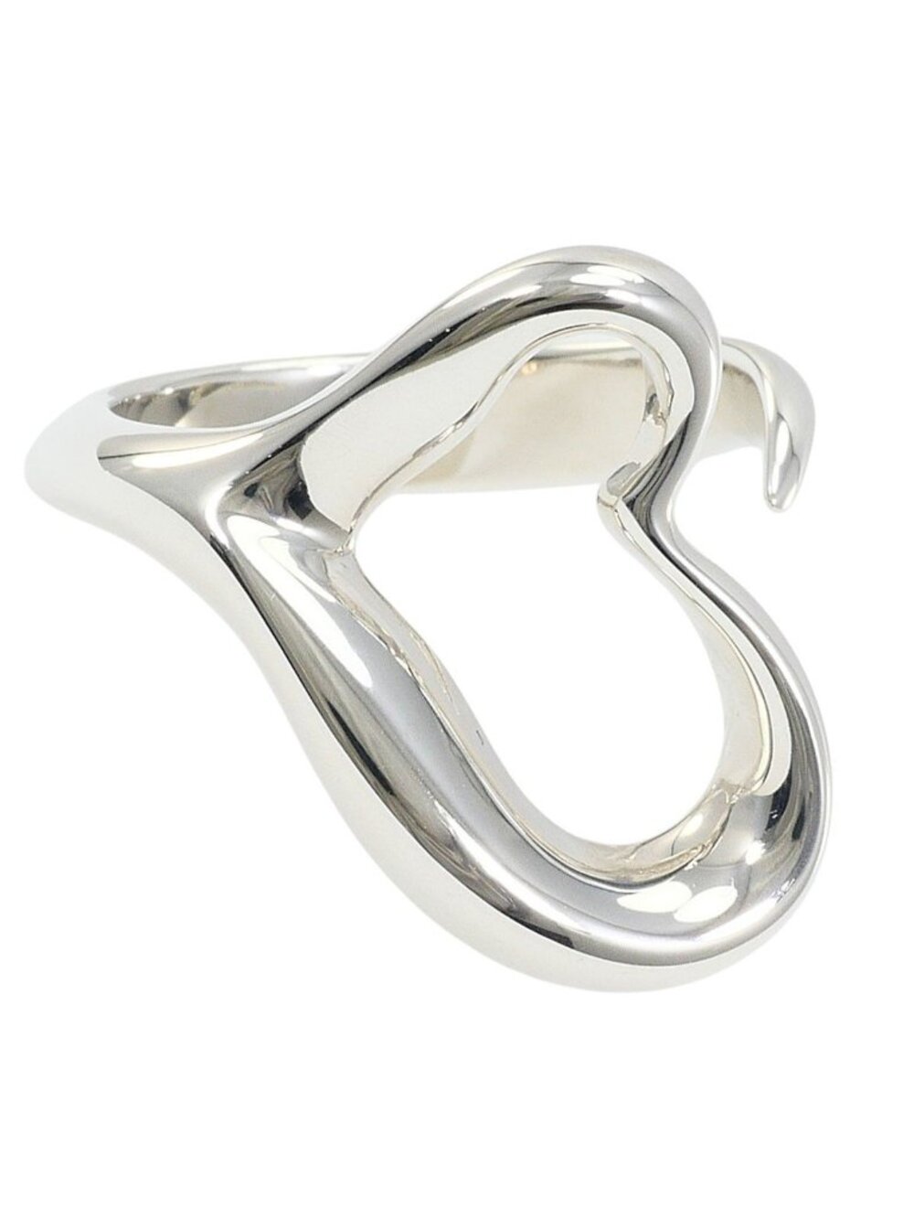 Tiffany & Co Open Heart 925 Sterling Silver Ring